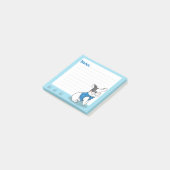 Cute French Bulldog Post-It Notes (Schuin)