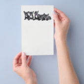 Cute French Bulldog Puppies Flyer (Hand)