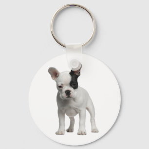 Cute French Bulldog Puppy Dog Sleutelhanger