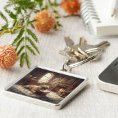 Cute French Bulldog Sleutelhanger (Zijkant)