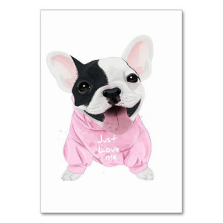 Cute French Bulldog Stuck | Gewoon van mij houden Kaart