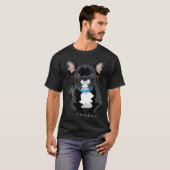 cute French Bulldog T-shirt (Voorkant volledig)