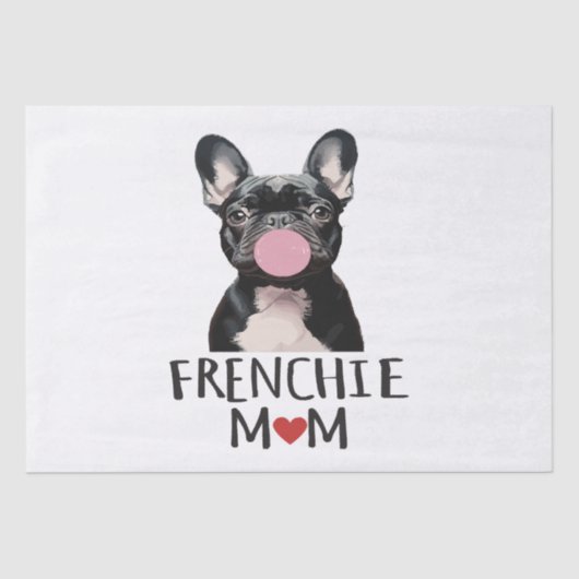 Cute French bulldog Tissuepapier (Voorkant)