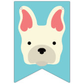 Cute French Bulldog. Vlaggetjes (Derde vlag)