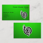 Cute French Horn Visitekaartje (Voorkant / Achterkant)