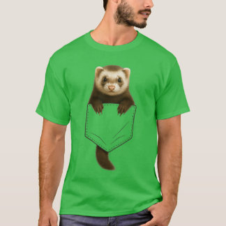 Cute Fret Pocket Grappig Cadeau Voor Mannen Vrouwe T-shirt