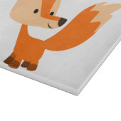 Cute Friendly Cartoon Fox Cutting Board Snijplank (Hoek)