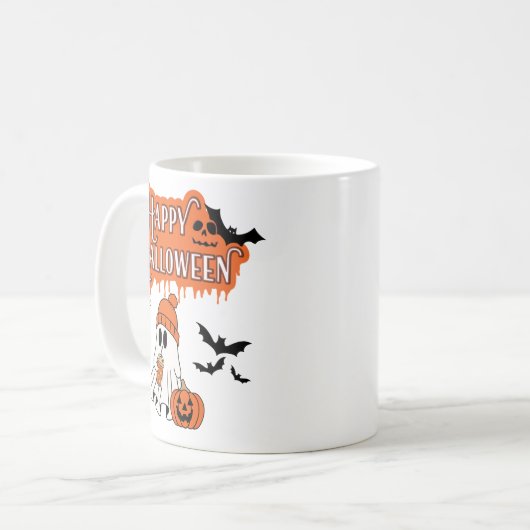 Cute Friendly Ghost Mug (Devant gauche)