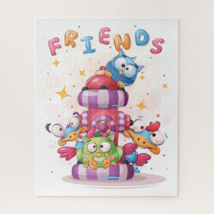 Cute Friends Bird Legpuzzel