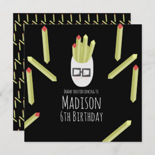 Cute Fries Restaurant Birthday Party Dank u