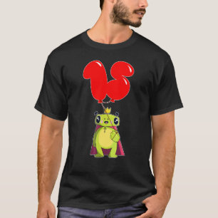 Cute Frog 15th Birthday Kinder Balloon T-shirt
