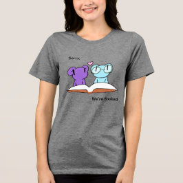 Cute frog booklovers Tri-Blend shirt