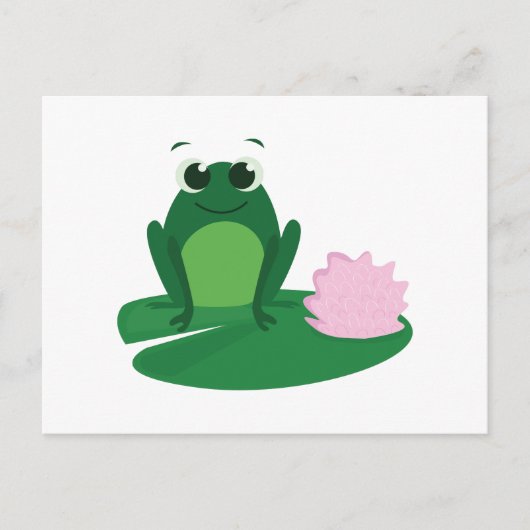 Cute Frog Briefkaart (Voorkant)