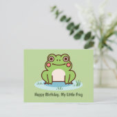 Cute Frog Briefkaart (Staand voorkant)