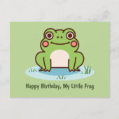 Cute Frog Briefkaart (Voorkant)