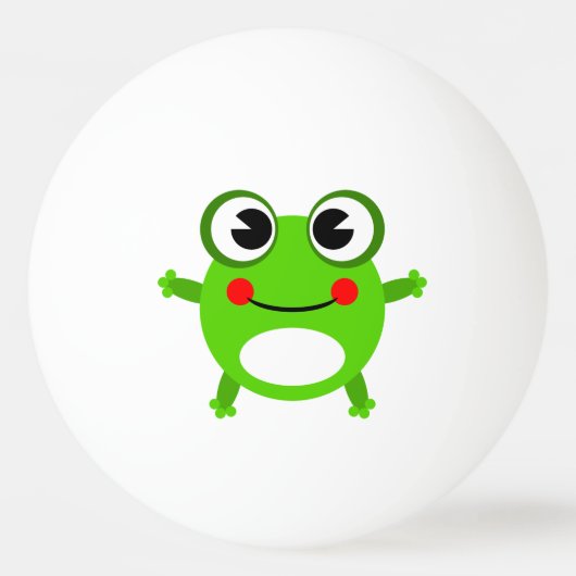 Cute frog-cartoon pingpongballen (Achterkant)
