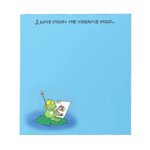Cute frog cartoon post it notes notitieblok