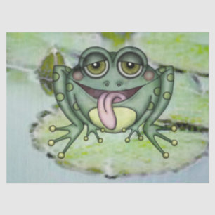 Cute Frog Decoupage Tissue Paper Tissuepapier