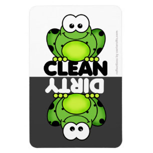 Cute Frog Dishwaser Magnet Magneet