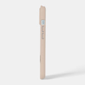 Cute Frog Drinking Bubble Tea | Kawaii Aesthetic i iPhone 15 Hoesje (Linkerkant)