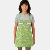Cute Frog Face Pattern Monogramed Schort (Insitu)