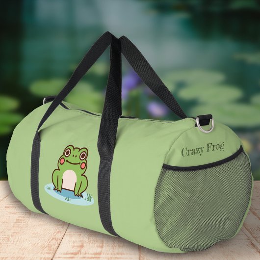 Cute Frog Green Plunjezak