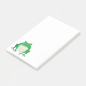 Cute frog-illustratie post-it® notes (Schuin)