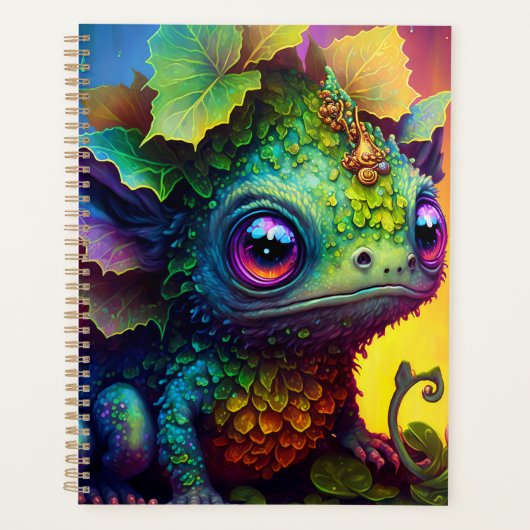 Cute Frog Monster Fantasy Art Planner (Voorkant)