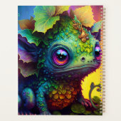 Cute Frog Monster Fantasy Art Planner (Achterkant)