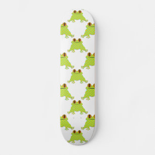 Cute Frog - Naadloos patroon Skateboard