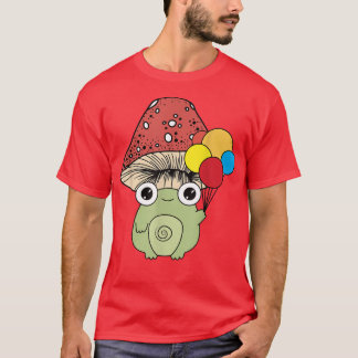 Cute Frog-paddenstoel T-shirt
