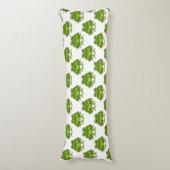 Cute Frog Pattern Lichaamskussen (Voorkant Verticaal)