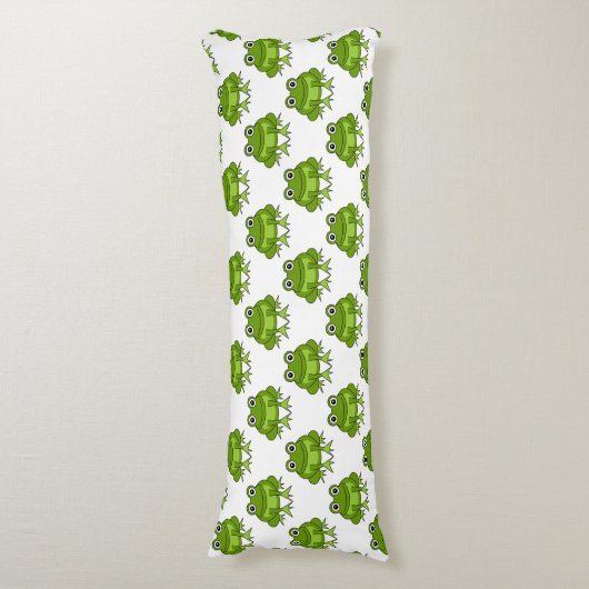Cute Frog Pattern Lichaamskussen (Voorkant Verticaal)