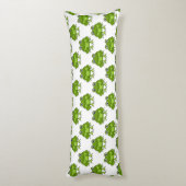 Cute Frog Pattern Lichaamskussen (Achterkant (Verticaal))