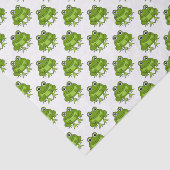 Cute Frog Pattern Tissuepapier (Detail)
