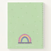 Cute frog Personalised notebook, green journal (Dos)