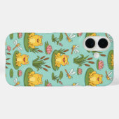 Cute Frog Pond Pattern Case-Mate iPhone Case (Achterkant (horizontaal))