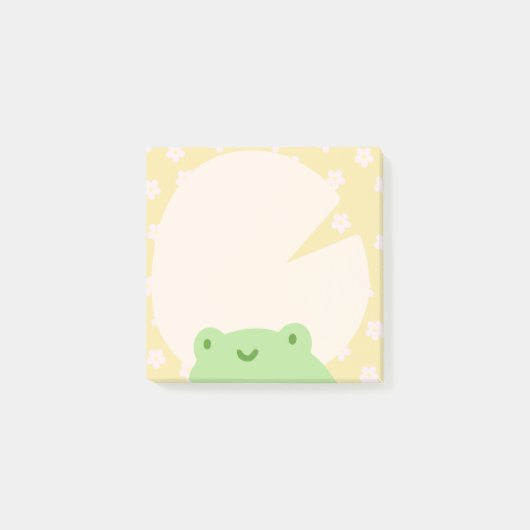 Cute Frog post-it notes collantes (Devant)
