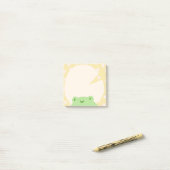Cute Frog post-it notes collantes (Sur un bureau)