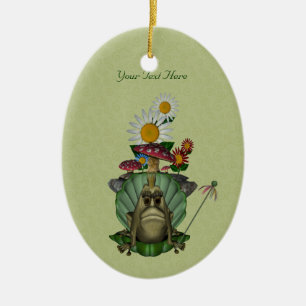 Cute Frog Princess  Ornament