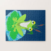Cute Frog Puzzle Legpuzzel (Horizontaal)