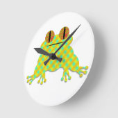 Cute Frog Ronde Klok (Hoek)