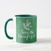 Cute Frog Save the Rainforest Mok (Links)