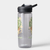 Cute Froggy Coffee Tale Design Waterfles (Links)