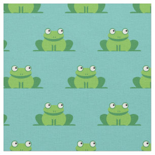 Cute Frogs Kinder Baby Nursery Stof