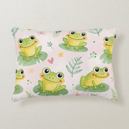 Cute frogs Pattern Accent Kussen