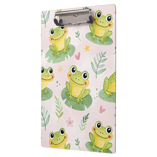 Cute frogs Pattern Klembord (Links)