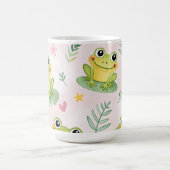 Cute frogs Pattern Koffiemok (Center)
