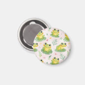 Cute frogs Pattern Magneet (Voorkant / Achterkant)