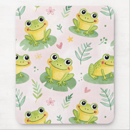 Cute frogs Pattern Muismat